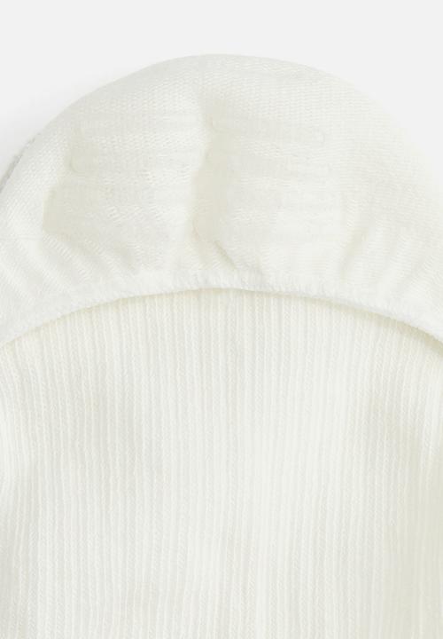H&M - 5-Pack low cut socks - white