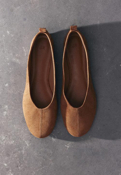 H&M - Ballet pumps - dark beige