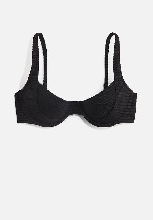H&M - Push-up bikini top - black