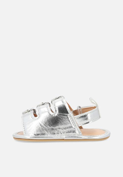 Pop Candy - Buckle strap sandals - silver