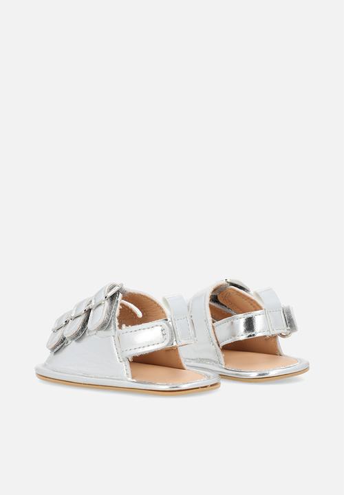 Pop Candy - Buckle strap sandals - silver