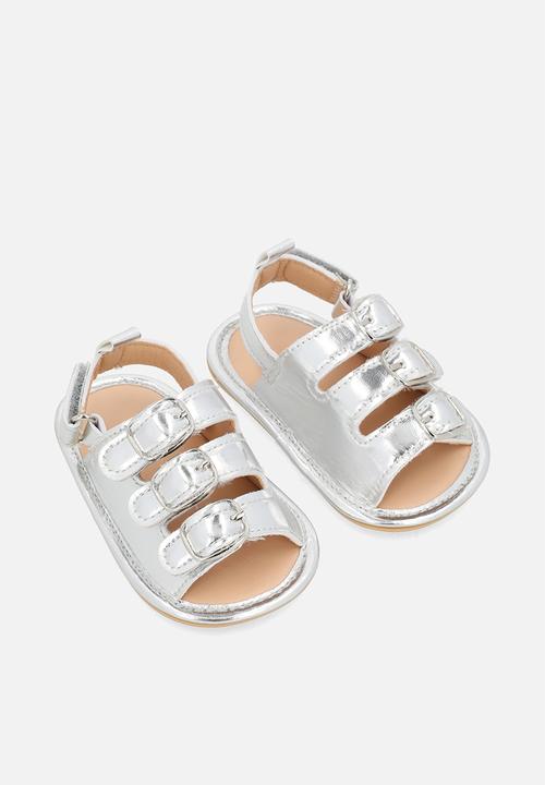 Pop Candy - Buckle strap sandals - silver