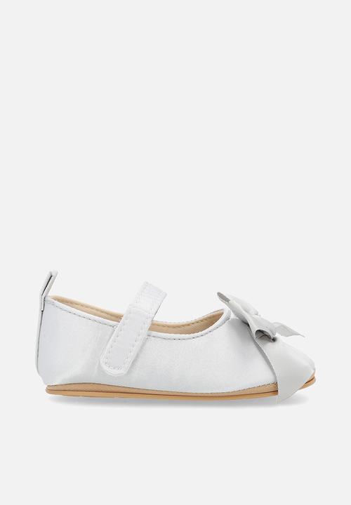 Pop Candy - Bow décor ballet pumps -  silver