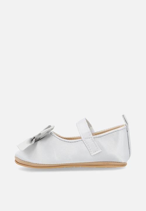 Pop Candy - Bow décor ballet pumps -  silver