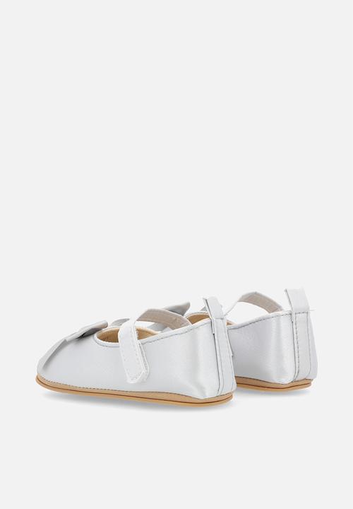 Pop Candy - Bow décor ballet pumps -  silver