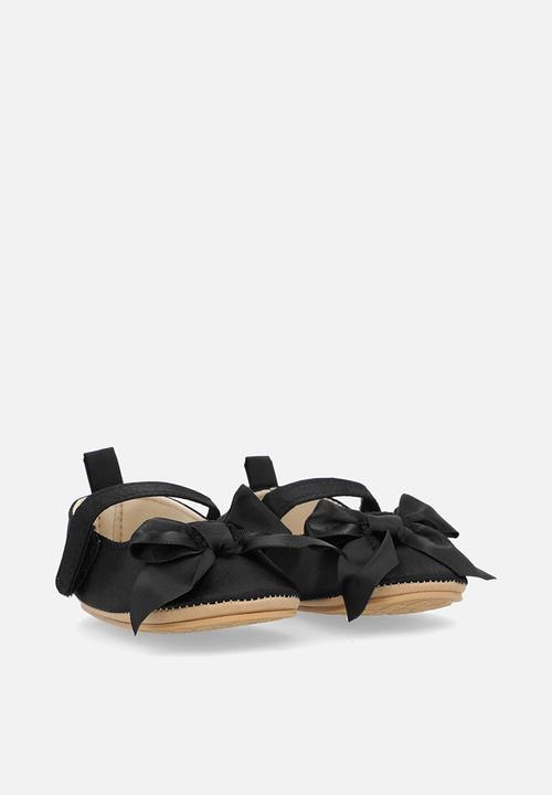 Pop Candy - Bow décor ballet pumps - black