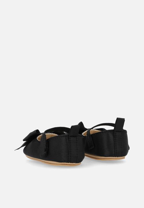 Pop Candy - Bow décor ballet pumps - black