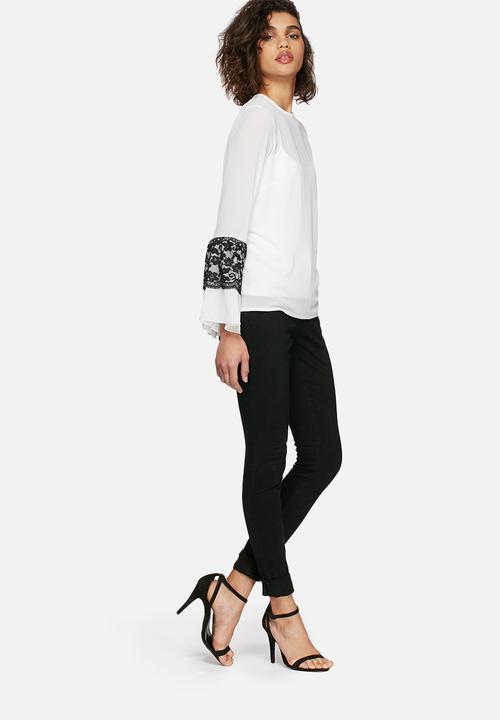 dailyfriday - Lace trim top