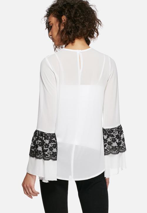 dailyfriday - Lace trim top