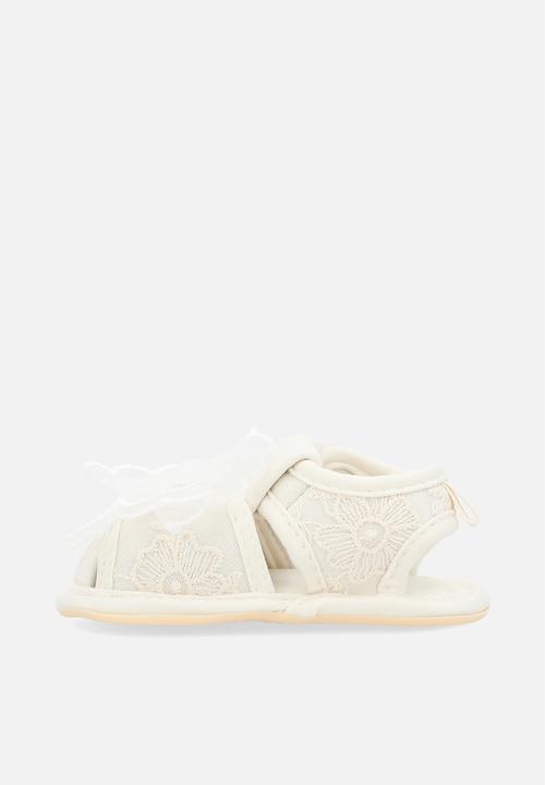Pop Candy - Caged sandals - white