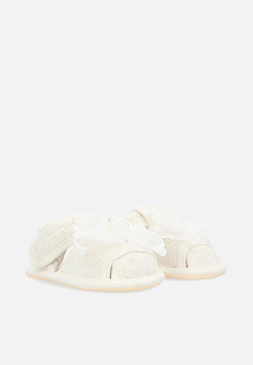 Pop Candy - Caged sandals - white