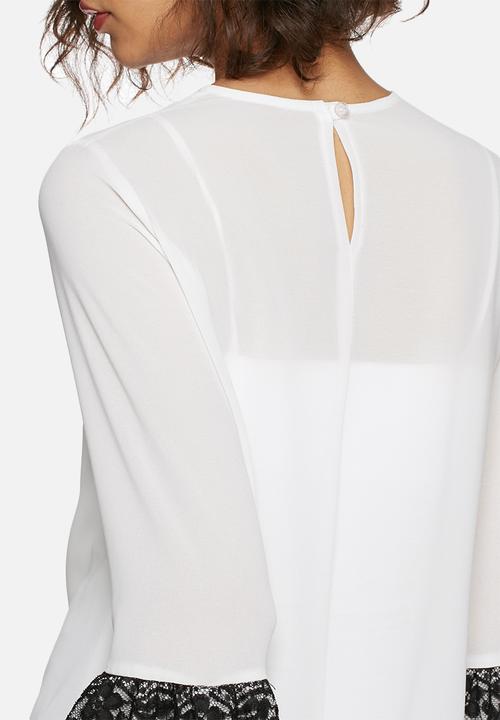 dailyfriday - Lace trim top