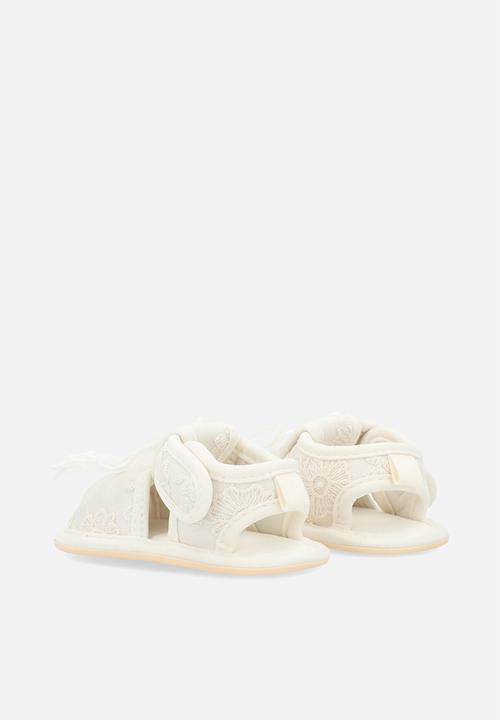 Pop Candy - Caged sandals - white