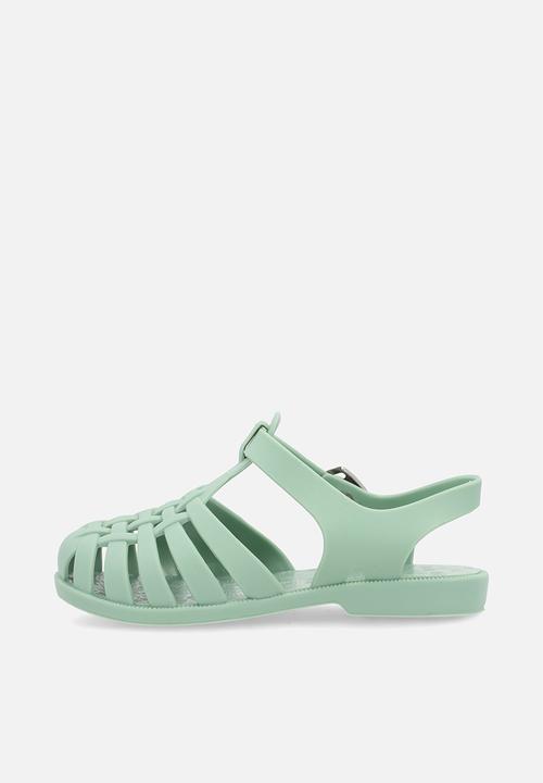 Pop Candy - Caged sandals - sage green