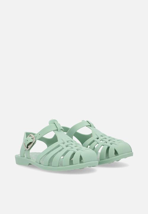Pop Candy - Caged sandals - sage green