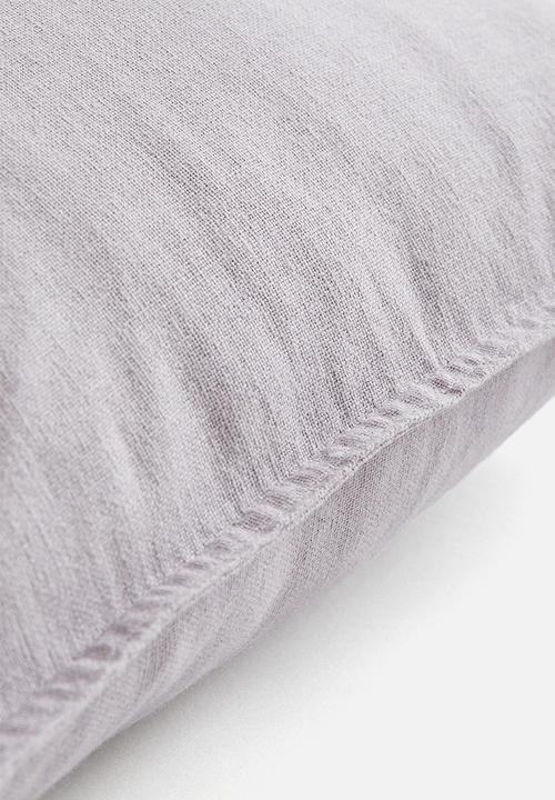H&M - Linen-blend cushion cover - lilac