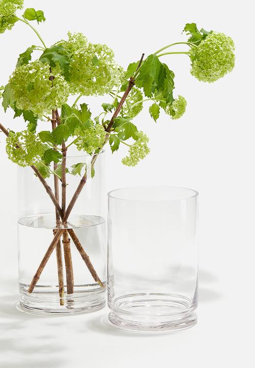 H&M - Large glass candle lantern - clear glass