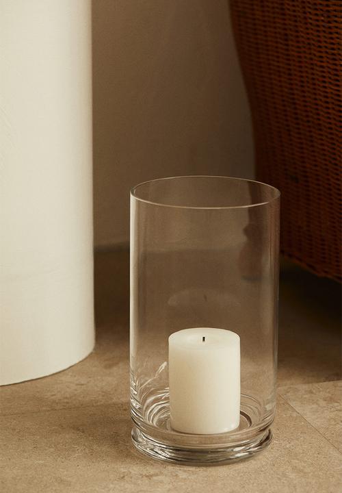 H&M - Extra-large glass candle lantern - clear glass