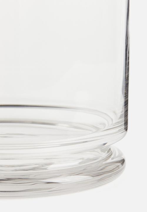 H&M - Extra-large glass candle lantern - clear glass