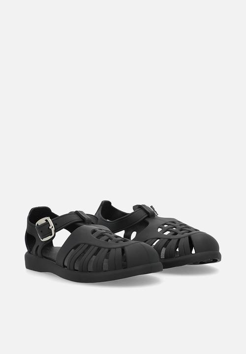 Pop Candy - Caged sandals - black