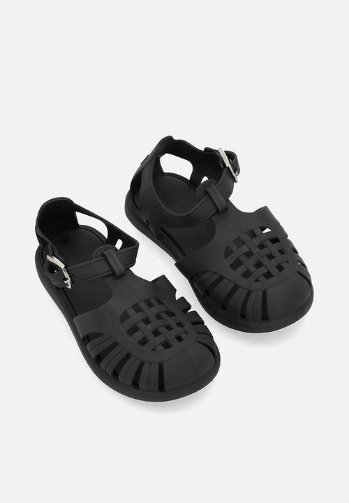 Pop Candy - Caged sandals - black