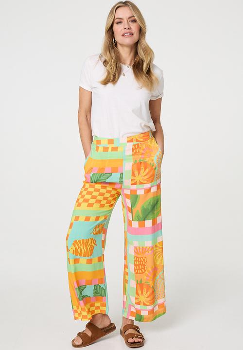 Stella Morgan - Wide Leg Printed Pant - multi