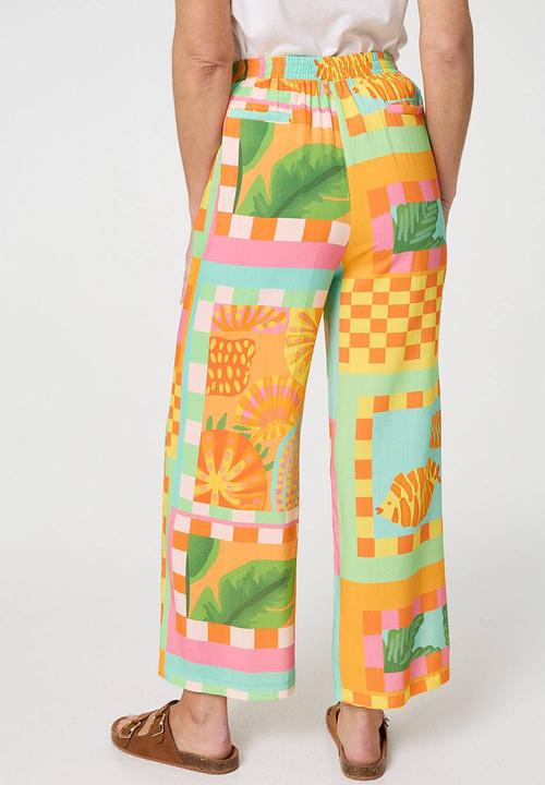 Stella Morgan - Wide Leg Printed Pant - multi