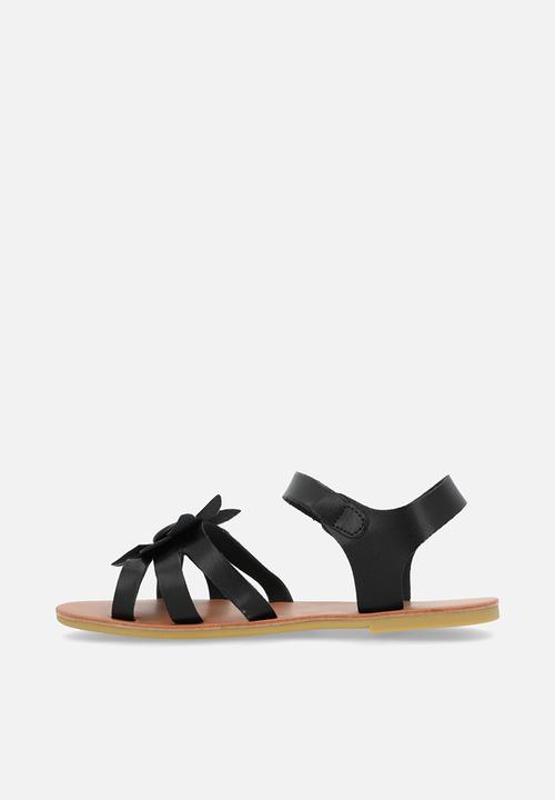Pop Candy - Floral sandals - black