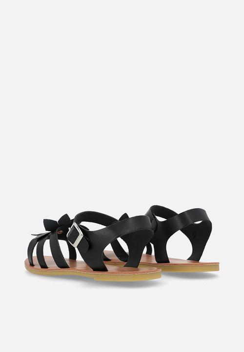 Pop Candy - Floral sandals - black