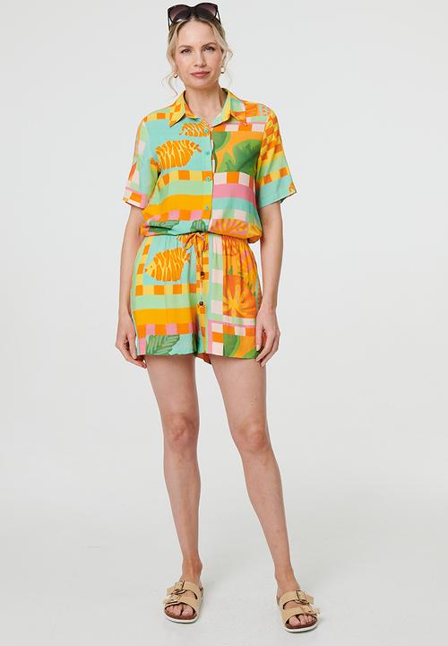 Stella Morgan - Short sleeve regular fit blouse - multi