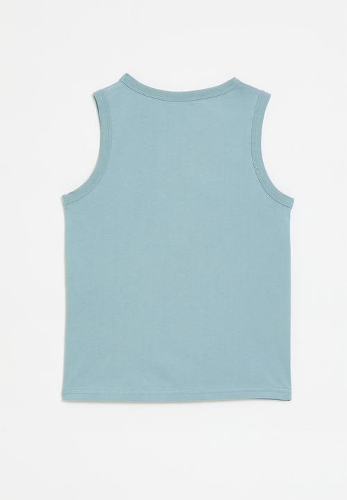 Pop Candy - Printed vest - light blue