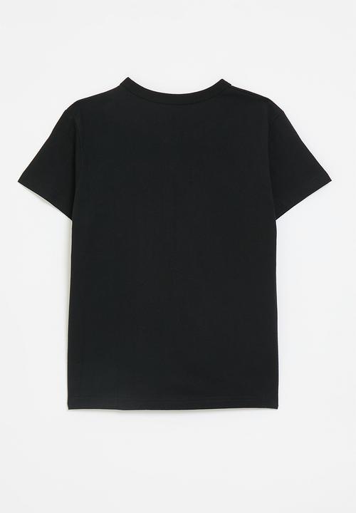 Pop Candy - Graphic & slogan print tee - black/just a boy who loves dinosaurs