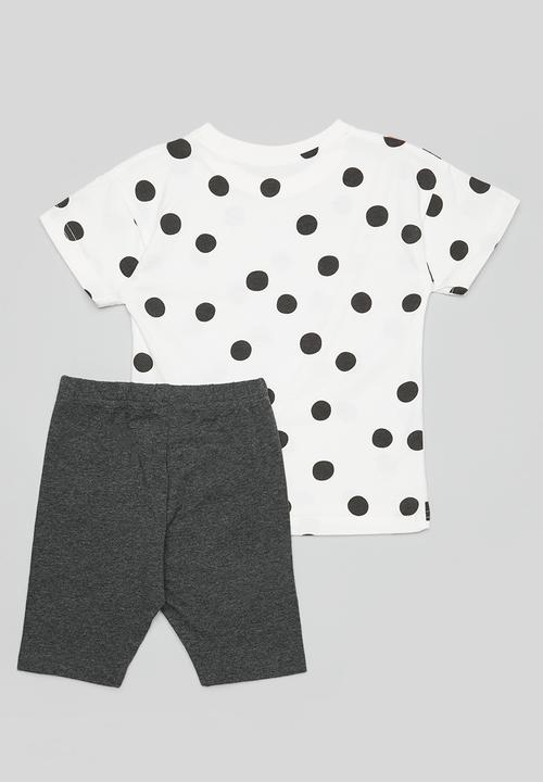 Pop Candy - Tee & biker shorts set - multi