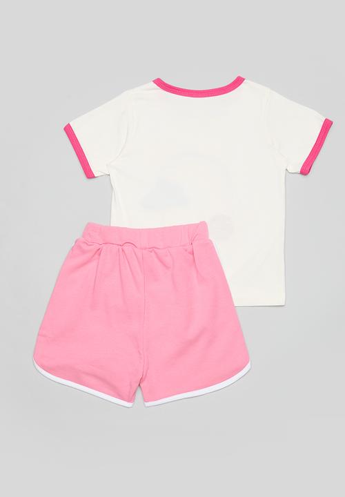Pop Candy - Tee & short set - multi