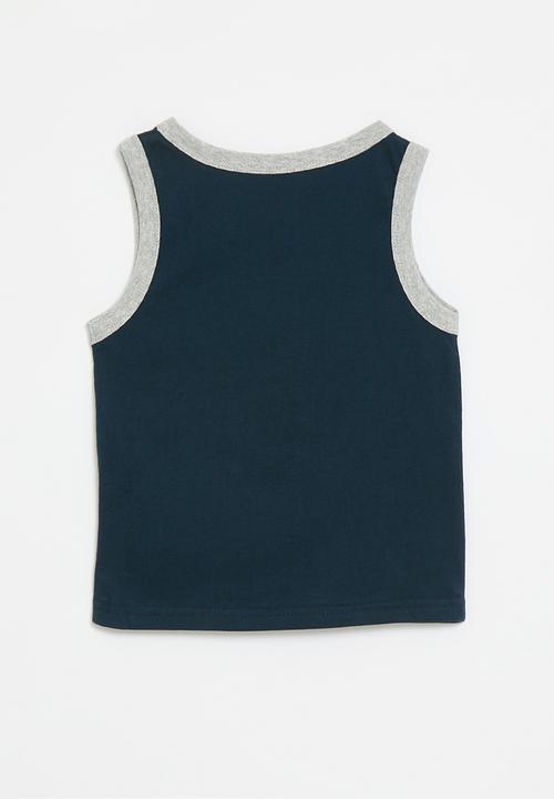 Pop Candy - Printed vest - blue