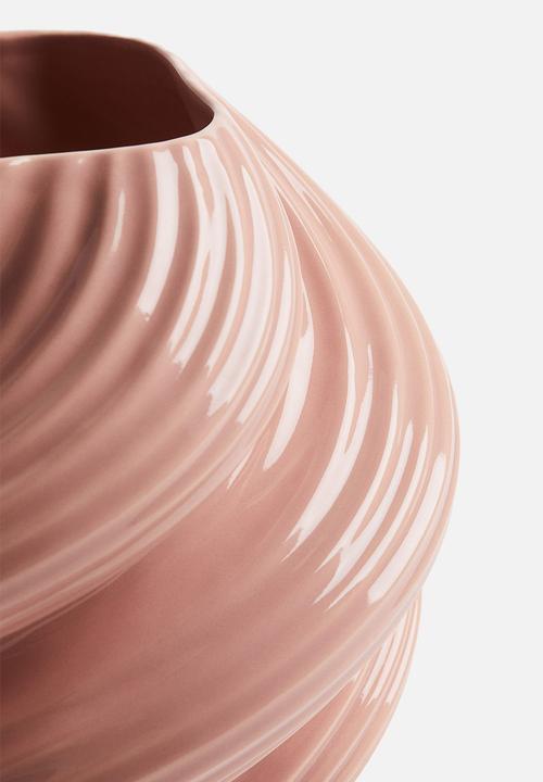 H&M - Stoneware vase - pink