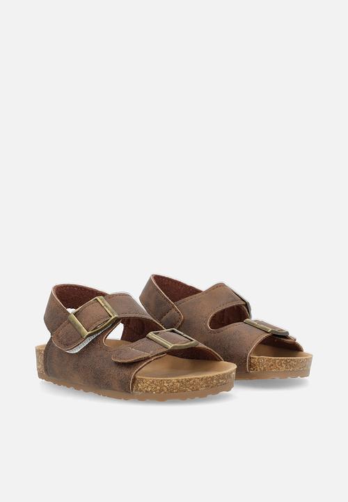 Pop Candy - Twin strap sandals - brown
