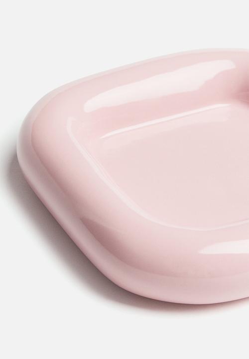 H&M - Stoneware soap dish - pink