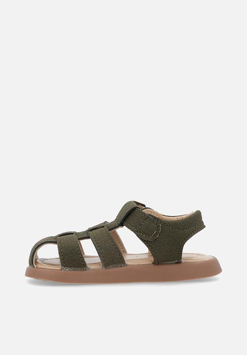 Pop Candy - Caged sandals - khaki
