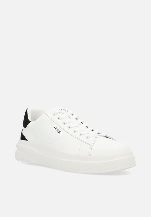 GUESS - Embossed  sneaker - white/black