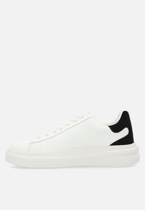 GUESS - Embossed  sneaker - white/black