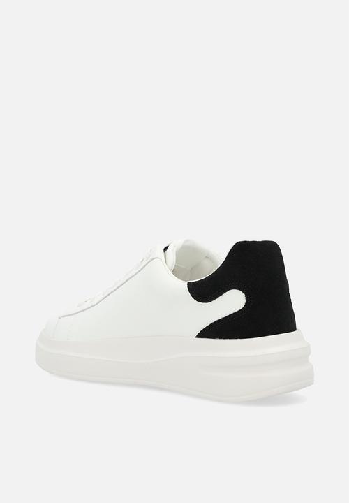 GUESS - Embossed  sneaker - white/black