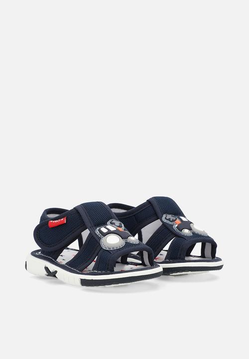 Pop Candy - Caged sandals - navy blue