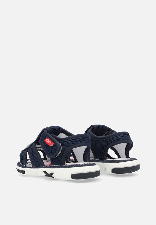 Pop Candy - Caged sandals - navy blue