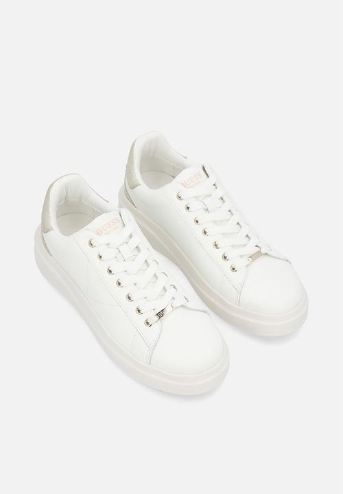 GUESS - Embossed  sneaker - white