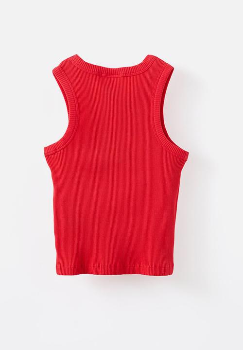 Cotton On - Eleanor tank - varsity red/heart