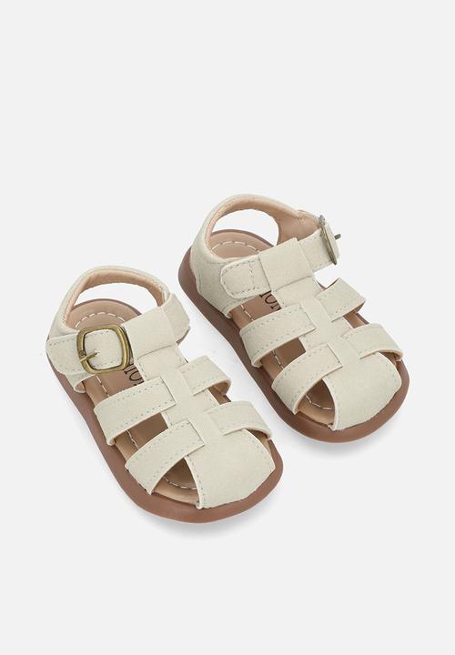 Pop Candy - Caged sandals - beige