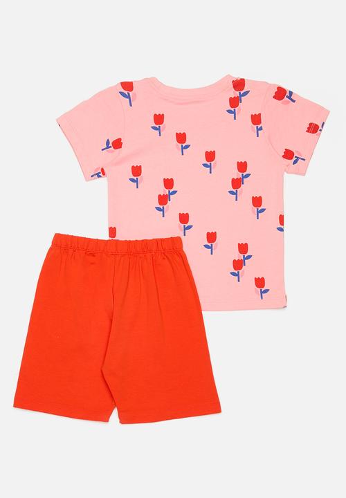 Pop Candy - Tee & short set - multi