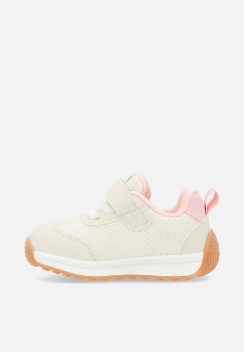 Pop Candy - Lace sneakers-pink & ecru