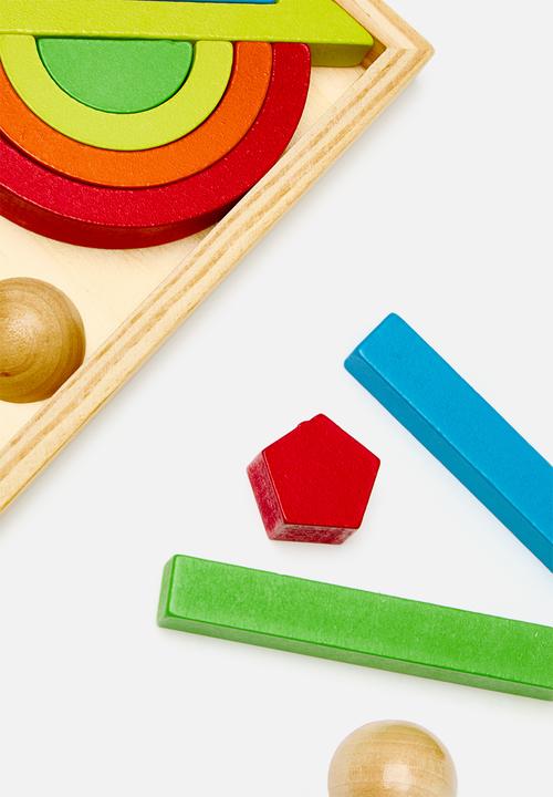 Pop Candy - Wooden building block toy set - multi